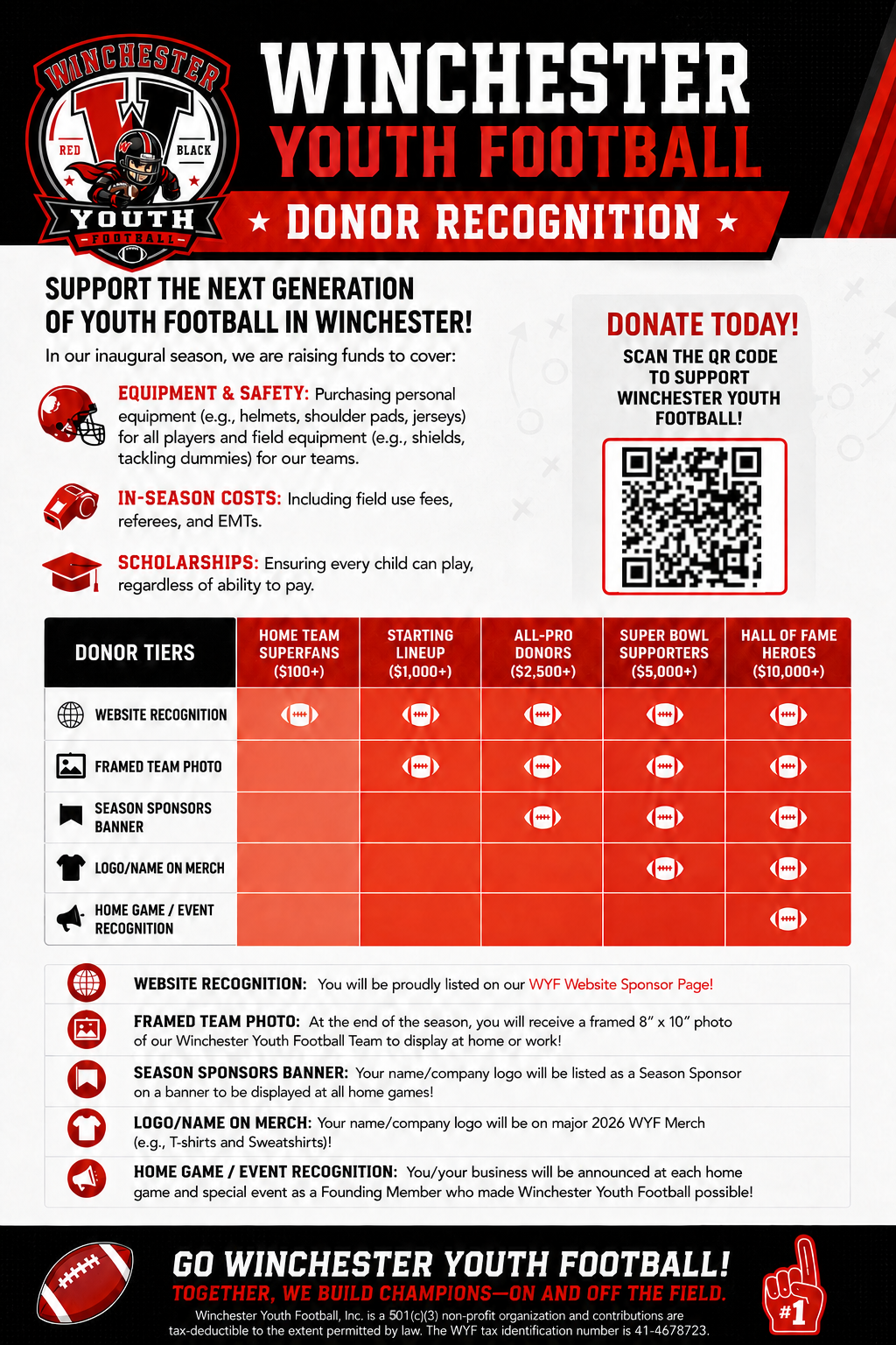 2026 Fundraising Flyer — click to donate via PayPal